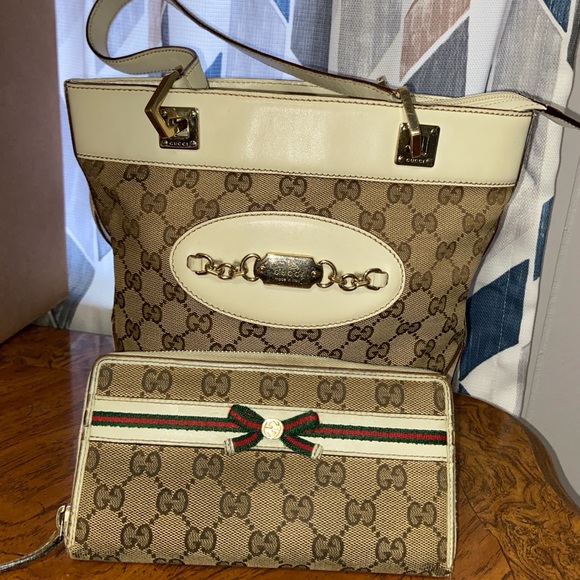 Gucci Handbags - Authentic Gucci Bag and Wallet
